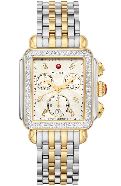 replica michele deco watch|macy's michele watches for women.